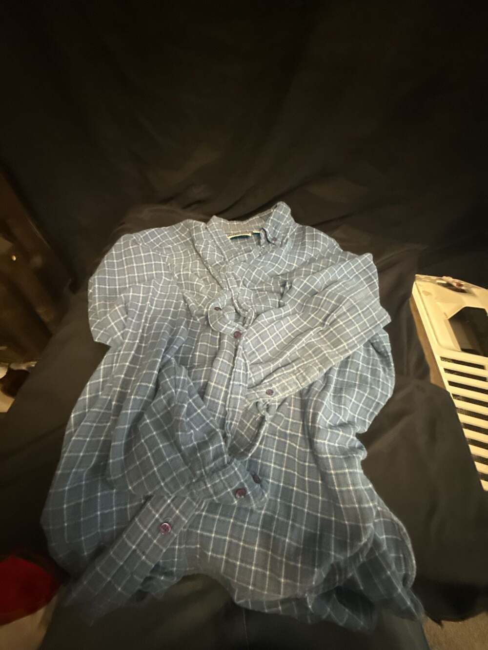 Big Creek Clothing Co Men's Plaid Flannel-Style Button-Up Shirt, Size 3X